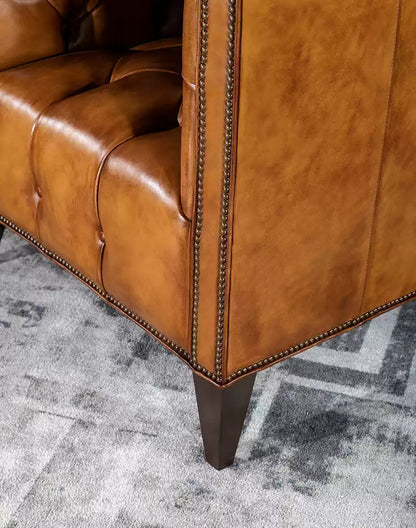 Kingston Tufted Leather Chair