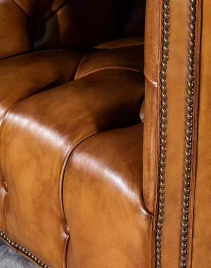 Kingston Tufted Leather Chair