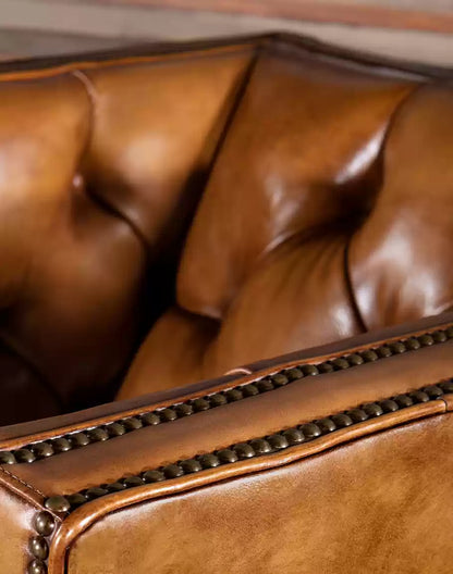 Kingston Tufted Leather Chair