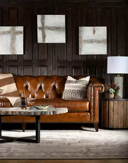 Lockwood Leather Chesterfield Sofa