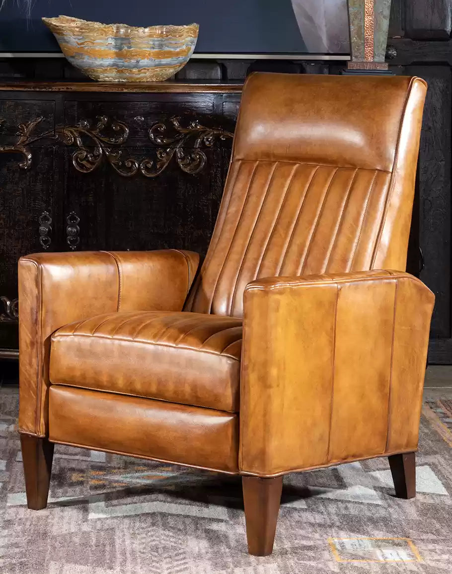 Memphis Saddle Leather Recliner