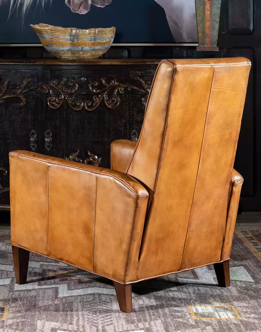 Memphis Saddle Leather Recliner