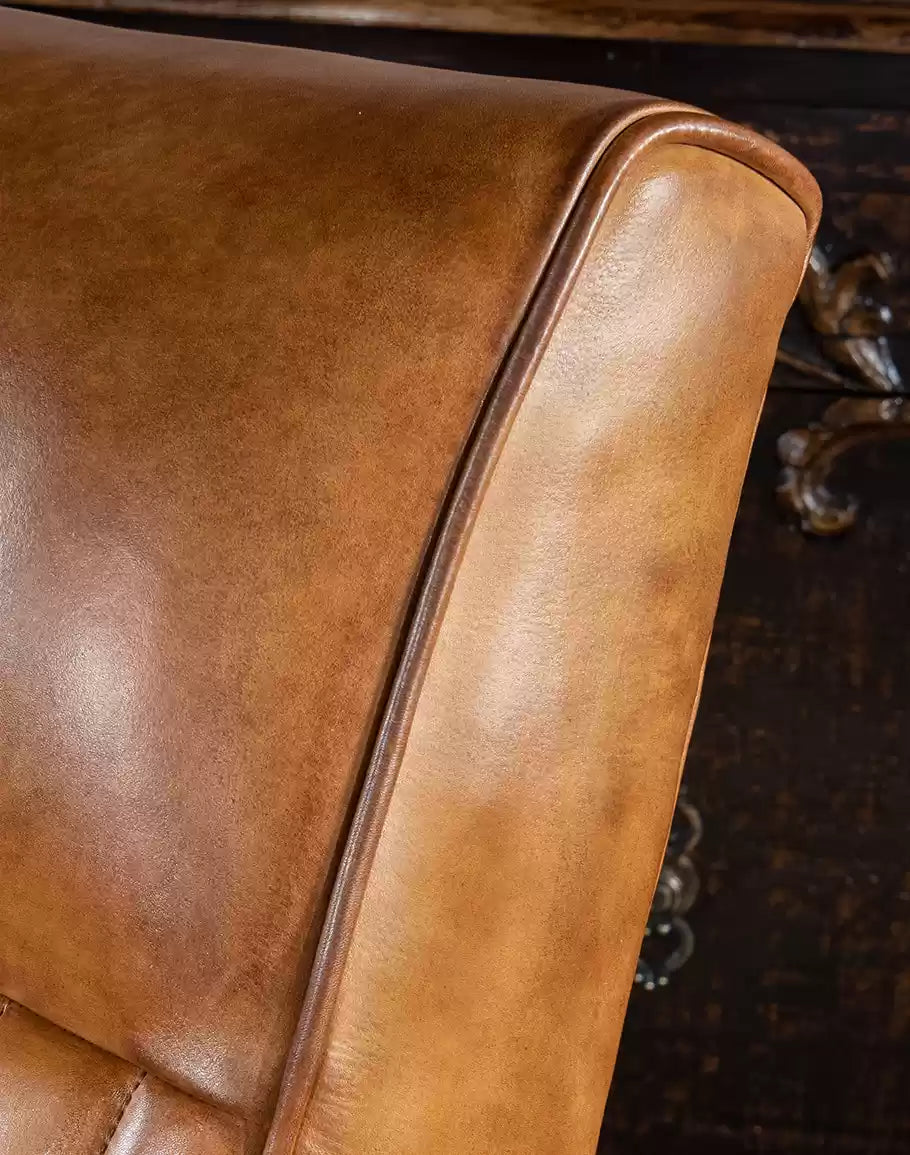 Memphis Saddle Leather Recliner