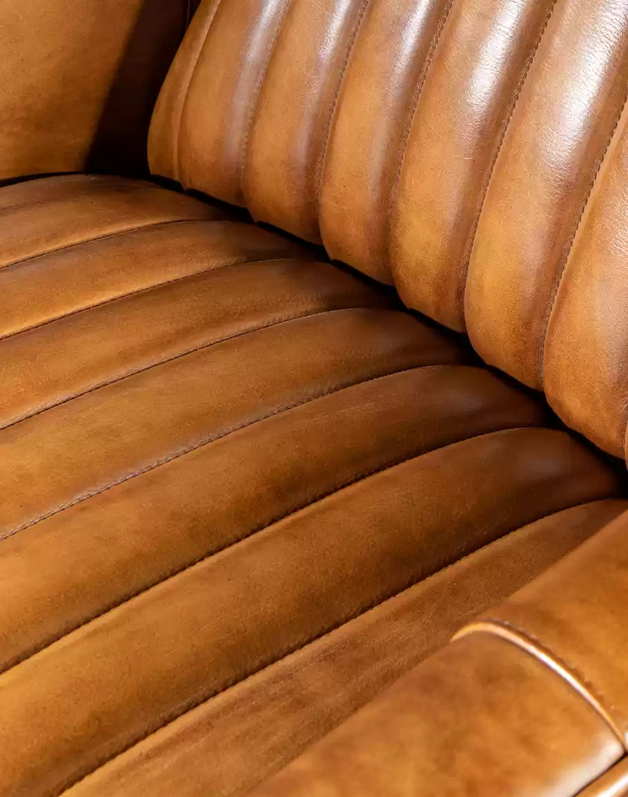 Memphis Saddle Leather Recliner