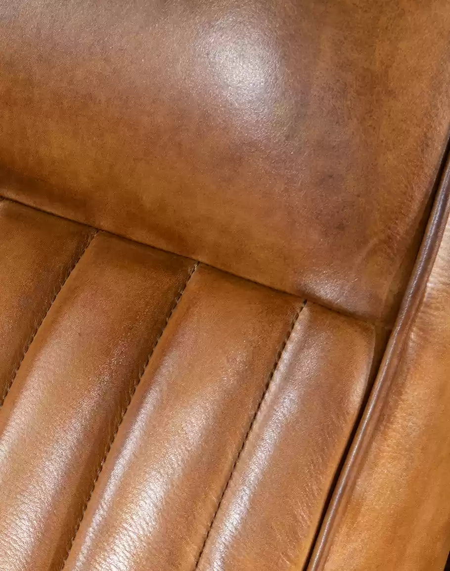 Memphis Saddle Leather Recliner