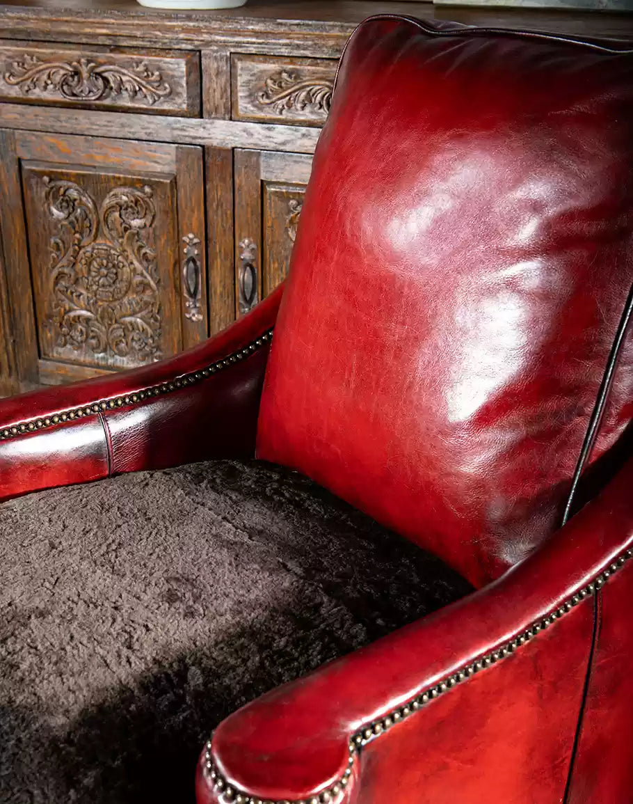 Red Rock Leather Chair