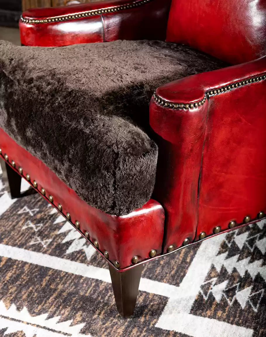 Red Rock Leather Chair