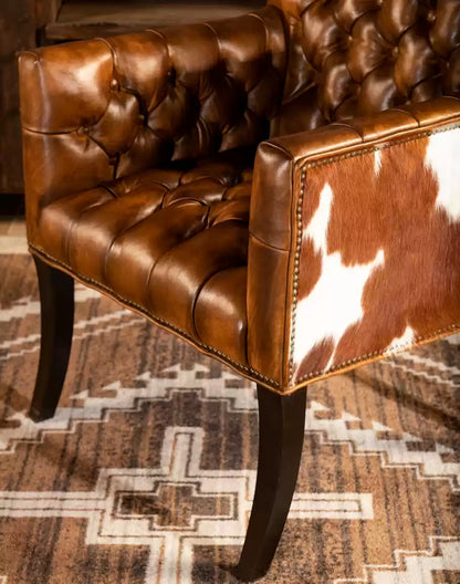 Reno Tufted Leather Chair