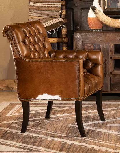 Reno Tufted Leather Chair