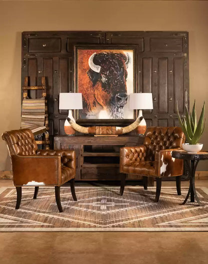 Reno Tufted Leather Chair
