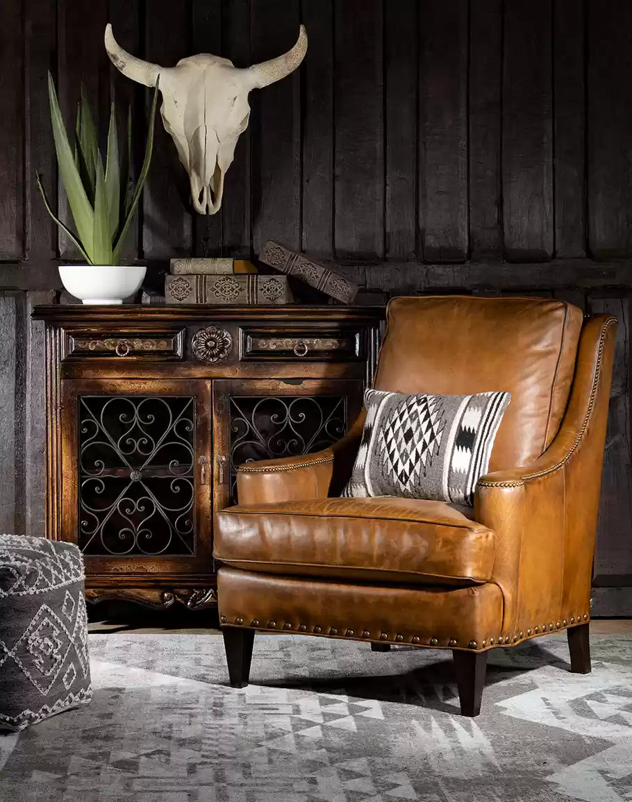 Revere Saddle Leather Chair