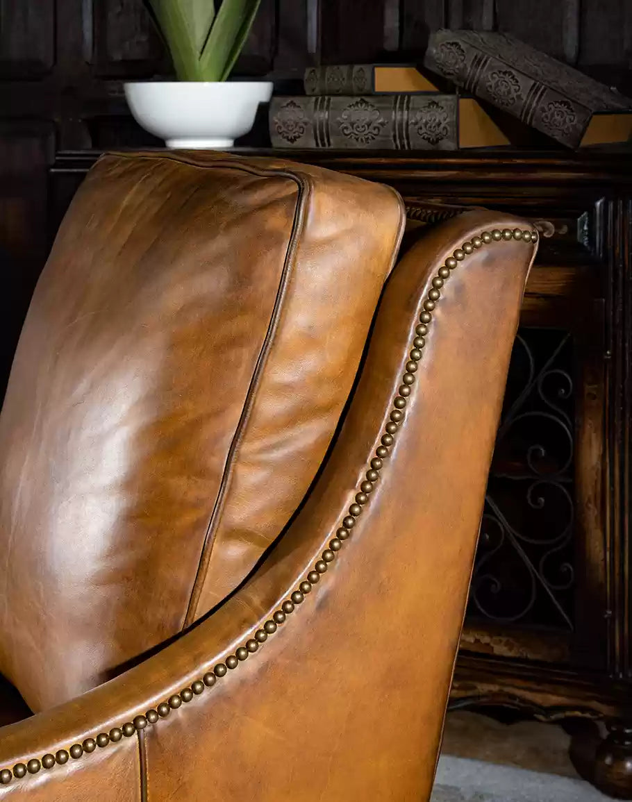 Revere Saddle Leather Chair