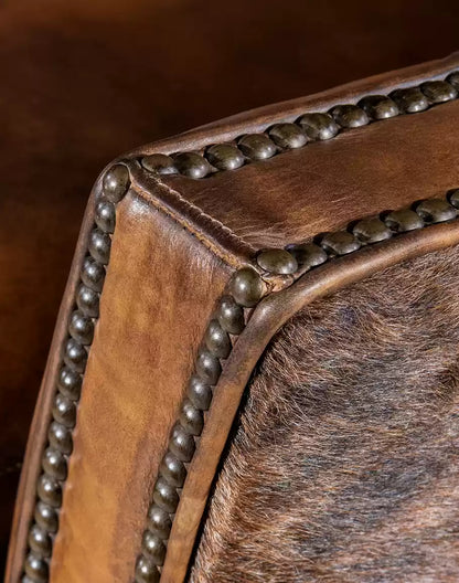 Texas Brindle Swivel Glider