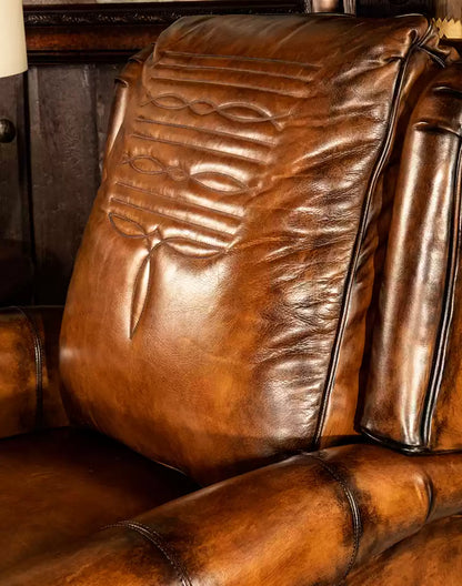 King Ranch Leather Recliner