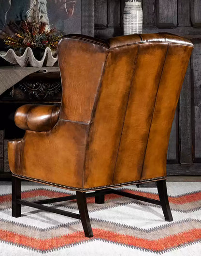 Victoria Tufted Leather Chair